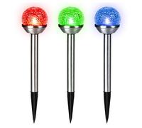 Status Color Changing 6cm Crackle Skate Lights, Pack of 3, Rechargeable Battery Included, BUNBURYSSCC63PK6