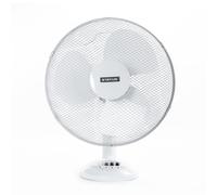 Status 16 inch Oscillating portable Desk Fan | 3 Speed Adjustable Angle Fan | White | S16DESKFAN1PKB
