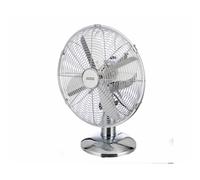 Status Desk Fan | 12 Inch Oscillating Portable Fan | 3 Speed Adjustable Angle Fan | Chrome | S12CDESKFAN1PKB