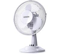 Status Desk Fan, Oscillating Portable Fan, 3 Speed Adjustable Angle Fan