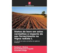 Status do boro em solos vermelhos e impacto do seu fornecimento na Vigna radiata L: Um estudo em solos vermelhos da região de Vindhyan