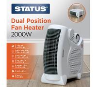 Status Dual Position Fan Heater 2000 Watts Brand New in Box