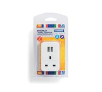 Status European USB Travel Adaptor (3 Pack) S2USBPTEURO1PK3