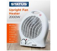 Upright Portable Fan Heater - 2000W