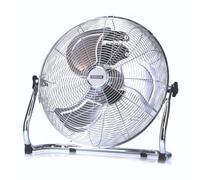 Status Floor Fan | 18 Inch Portable Fan | 3 Speed Adjustable Angle Fan | Chrome | S18CFLOORFAN1PKB