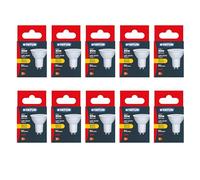 Status GU10 LED, Warm White 2700k, 4.5w = 50w, 345 lumens, 10 Pack Box (4.5SLGU10WP1B10)