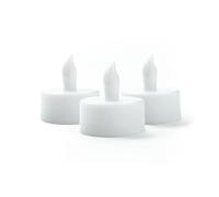 Status Hallein Tealight LED Candles | 72 Pack of Warm White LED Candles with Flicker Effect | Battery Operated | HALLEIN6PK12