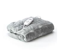 Status Heated Electric Throw Blanket 160x130cm, 10-Level Digital Controller, Super-Soft Fleece with Up-to-9-Hour Timer and Overheat Protection, Machine Washable (SGEOB1PKB)