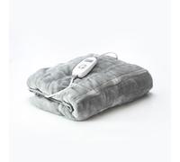 Status Heated Electric Throw Blanket 160x130cm, 10-Level Digital Controller, Super-Soft Fleece with Up-to-9-Hour Timer and Overheat Protection, Machine Washable (SGEOB1PKB)