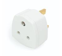 Status India to UK Power Adaptor, India to UK Travel Adapter for Visitors, White, Pack of 1 (INDIATOUKTAB112)