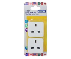 Status Intercontinental Type-A Travel Adaptor (2 Pack)