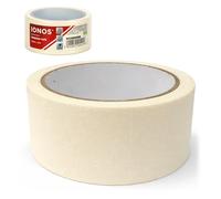Status IONOS Masking Tape, Pack of 1, 48mm Width, 20 Metres Long, General Purpose for Decorating and DIY, Easy Tear and Clean Removal (IONMT48MM1PKX24)
