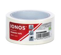 Status IONOS Masking Tape, Pack of 1, 48mm Width, 20 Metres Long, General Purpose for Decorating and DIY, Easy Tear and Clean Removal (IONMT48MM1PKX2