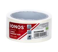 Status IONOS Masking Tape, Pack of 2, 23mm x 20 Metres, Multi-Surface Decorating Tape for DIY and Painting, Clean Removal with Easy Tear Design (IONMT23MM2PKX2)