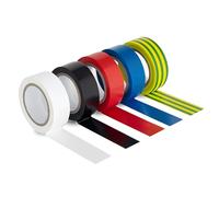 Status IONOS PVC Tape, Assorted Colours, 10 metres, 5-Pack