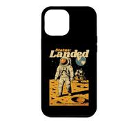 Status Landed Astronaut Moon Landing Lunar Retro Sci-Fi Art Case for iPhone 12 Pro Max