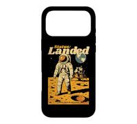 Status Landed Astronaut Moon Landing Lunar Retro Sci-Fi Art Case for iPhone 17 Pro Max