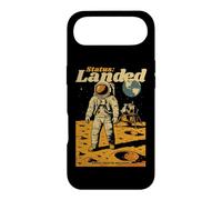 Status Landed Astronaut Moon Landing Lunar Retro Sci-Fi Art Case for iPhone Air