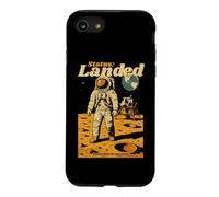 Status Landed Astronaut Moon Landing Lunar Retro Sci-Fi Art Case for iPhone SE (2020) / 7/8