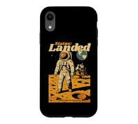 Status Landed Astronaut Moon Landing Lunar Retro Sci-Fi Art Case for iPhone XR