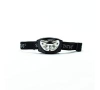 Status LED Head Lamp | Multi-Purpose Black Head Torch - Pack of 3-3xAAA Batteries (Included) | Running, Camping | Infrared and White Light | S3LEDHL1PKB6