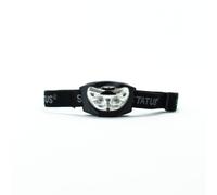 Status LED Head Lamp | Multi-Purpose Black Head Torch - Pack of 3-3xAAA Batteries (Included) | Running, Camping | Infrared and White Light | S3LEDHL1