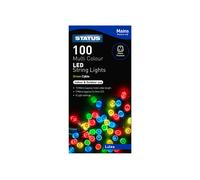 STATUS Lulea 100 LED String Lights - Multicoloured. 13m