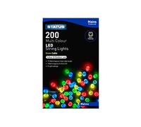 Status Malmo - 200 - Multi Coloured - LED - Indoor/Outdoor - Mains Powered - String Festive Lights