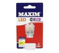 Status Maxim LED G4 Warm White Light Bulb 1.5/15W (Pack of 2)