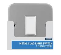 STATUS: Metal Clad Light Switch (1 gang - 2 way) / S1G2WMCLSX5
