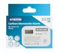 Status Digital Carbon Monoxide Alarm Black