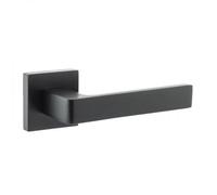 STATUS Montana Designer Lever on S4 Square Rose - Matt Black