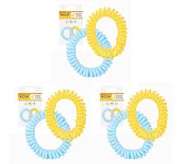 Status Mosquito Repellent Bracelets 2 Pcs, Deet Free, Adjustable Leather Band, Insect Repellent Bracelet, 300+ Hours Mosquito Repellent Protection Suitable for All Ages (SMOSQBAND2PK10) (Pack of 3)