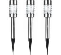 Status Nundle Outdoor Garden Solar Light, 3 Pack, 6 cm LED Bollard
