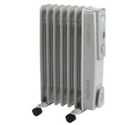 STATUS Oil Filled Radiator, 7 Fin Oil Heater, 1500W Electric Radiator Heater, OFH7-1500W1PKB,White