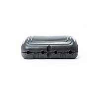 STATUS Outdoor Weatherproof Electric Box | Waterproof Durable Casing | 6 port (4 front / 2 side) | 4 way Extension Socket Cover | Black | IP64WPBOX1PK4