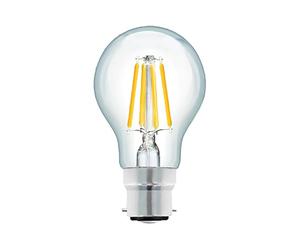 Status Pack of 1 x 11watt Equivalent to 100w LED Filament GLS BC B22 Bayonet Cap Clear Warm White Light Colour 2700k Dimmable