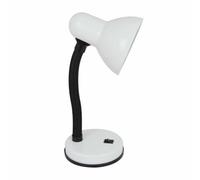 Status Palma Desk Lamp | Flexible Desk Light | White Desk Lamp | Study, Office, Bedroom | SBDL2028ESW16