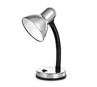 Status Palma Desk Lamp, Flexible, Silver Study, Office, Bedroom, SBDL2028ESSLV16 - Material: Plastic