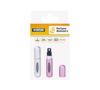 Status Perfume Atomisers 5ml, Portable Mini Spray Travel Bottle Easy to Refill Empty Atomizer Bottle for Purse Handbag Pocket Luggage, Refill Pump Dispenser, Bright Colors, 2 Pcs (SPERFATOM2PK10)