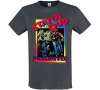 Status Quo Amplified Collection - Piledriver T-Shirt charcoal S