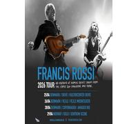 Status Quo Francis Rossi Denmark Norway 2026 A4 Print Poster Wall Art Home Decor Album Gift Present Photo Living Room Dining Room Bedroom Unframed Concert Tour Gig Live Show Music Arena Singer