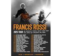 Status Quo Francis Rossi Tour 2025 A3 A4 Print Poster Wall Art Home Decor Album Gift Present Photo Living Room Dining Room Bedroom Concert Live Tour Unframed Show (A3)