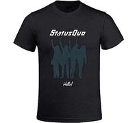 Status Quo Hello Men's T Shirts with DesiRound Neck(3X-Large)