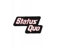 Status Quo Patch Iron on Clothing T-Shirt Cap Vest Jacket Denim Jean Coat Decorate DIY Custom Handmade Hobby Gift Craft Funny Enjoy Rock