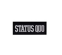 Status Quo Quo_1 Patch Badge Embroidered Iron on Applique Souvenir Accessory