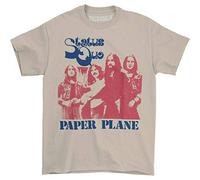 Status Quo - Status Quo Paper Plane Official Mens New Beige T Shirt All Sizes
