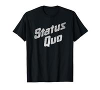 Status Quo - White Distressed Logo T-Shirt