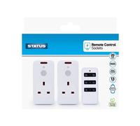 Status Remote Control Socket 1 PACK ,2 PCK ,OR 3 PACK NEW U.K STOCK