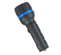 Status Rubber Torch, Weatherproof & Durable - Ideal for Camping, Hiking & Outdoor Adventures, Powered by 2 x D Batteries (Not Included), Black (SRUB2XD6)
